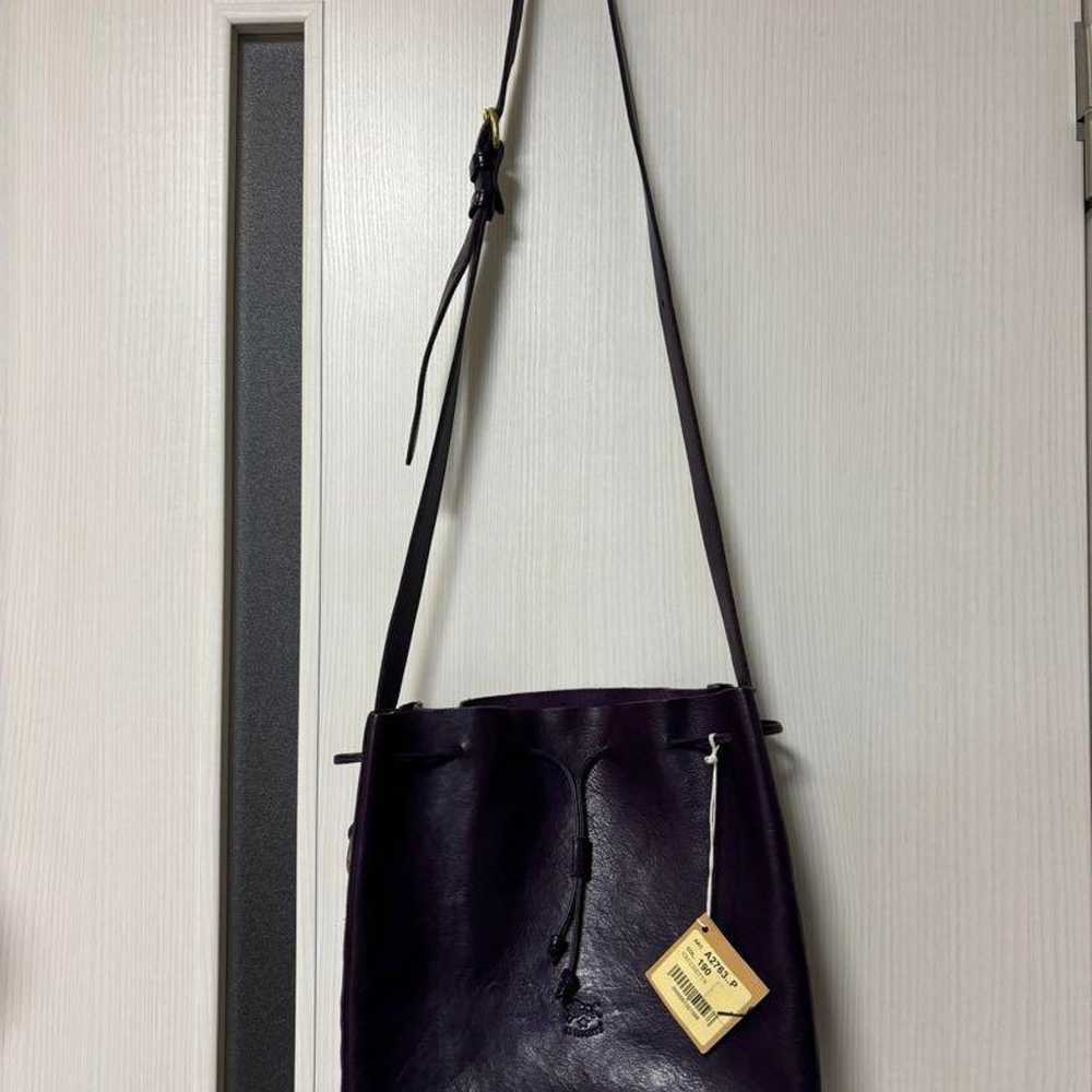 Il Bisonte Shoulder Bag Purple - image 1