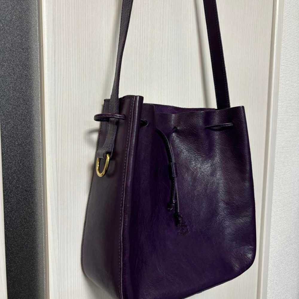 Il Bisonte Shoulder Bag Purple - image 4