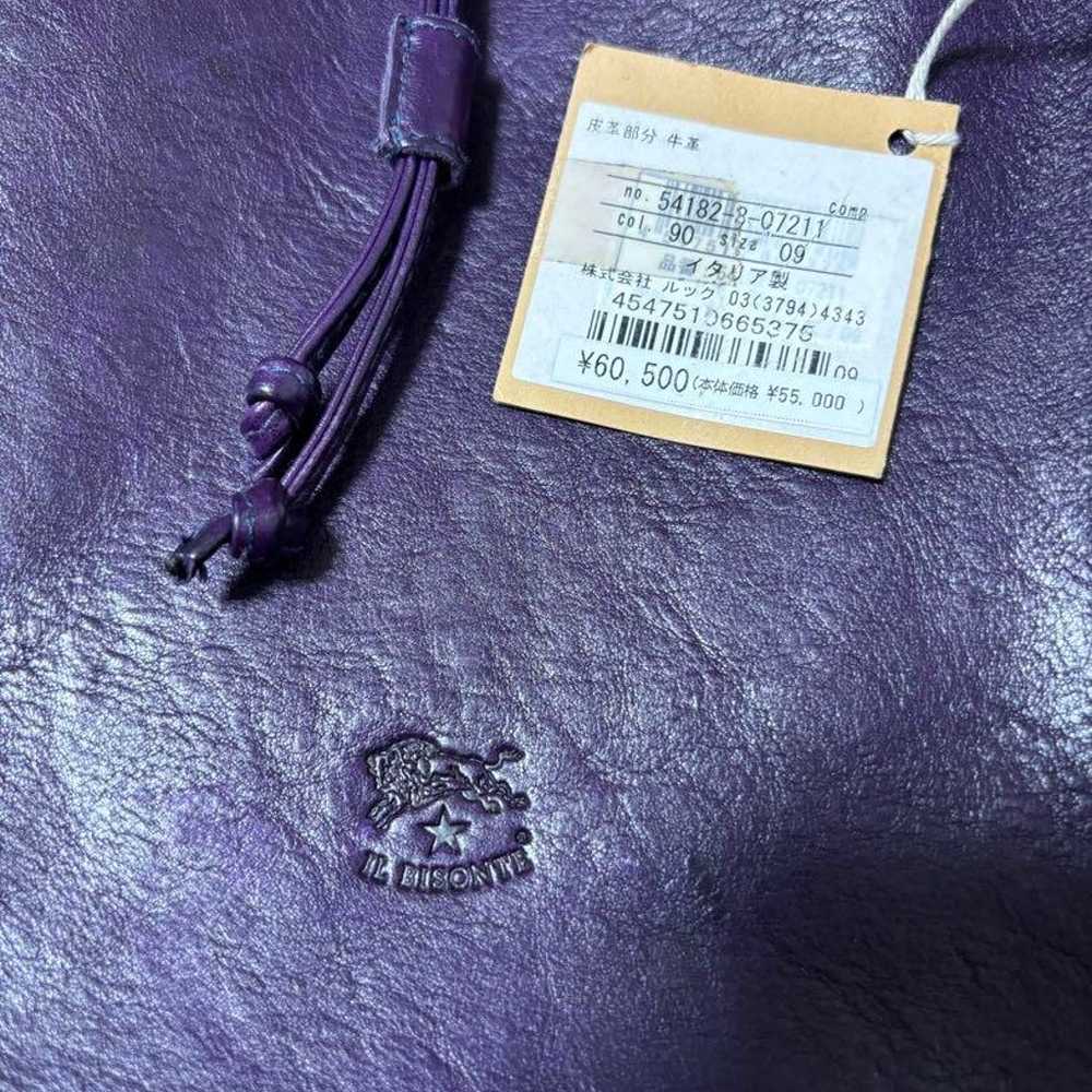 Il Bisonte Shoulder Bag Purple - image 6