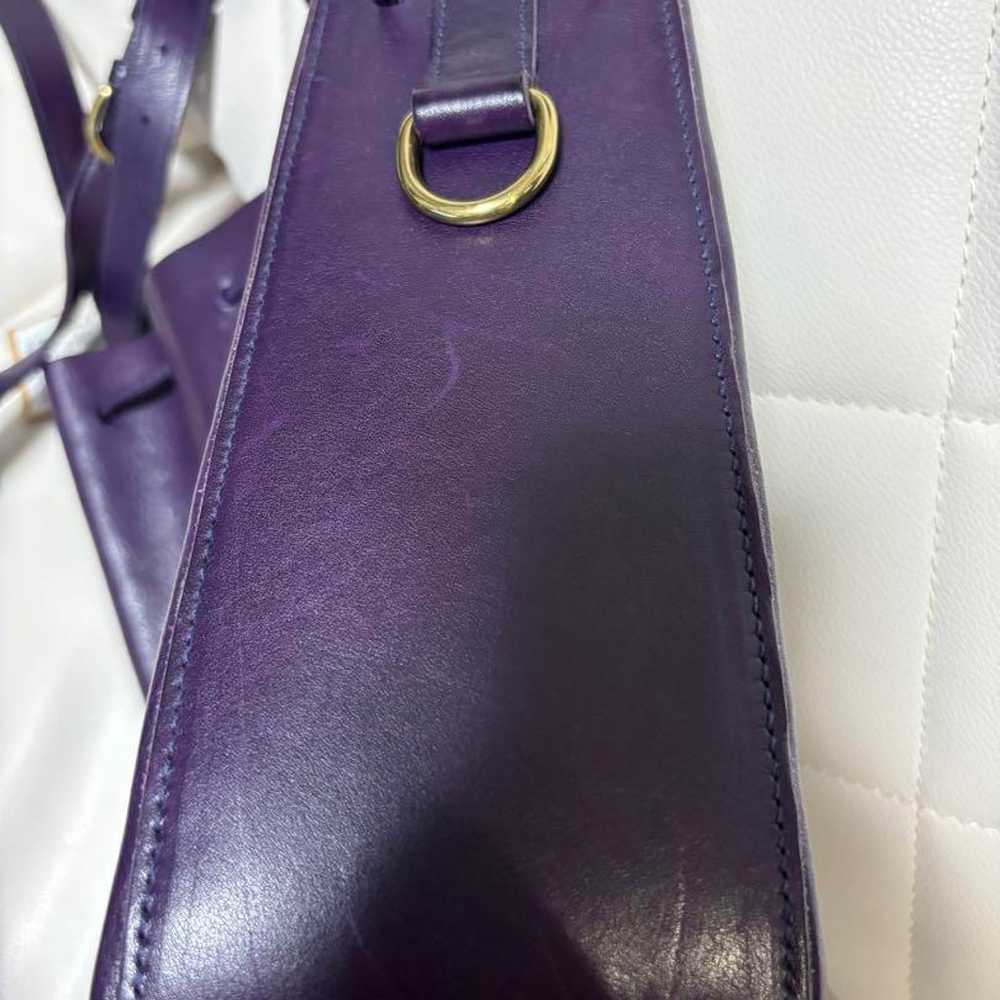 Il Bisonte Shoulder Bag Purple - image 9