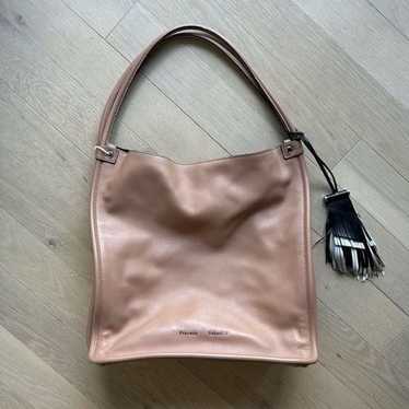 proenza schouler beige leather hobo handbag - image 1