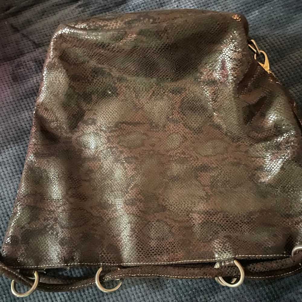 Custom Italian Leather Purse/satchel - image 2