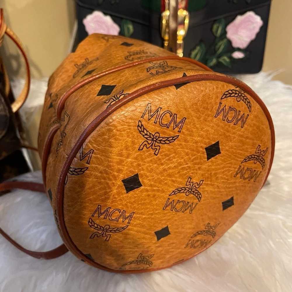 Authentic MCM small bucket bag - image 3