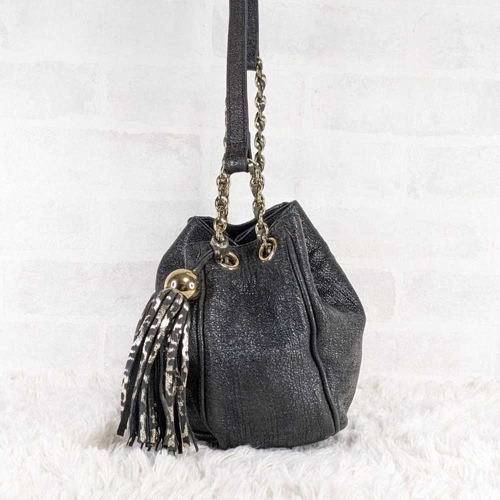 Mulberry Chain Shoulder Bag with Tassel, Gold Har… - image 3