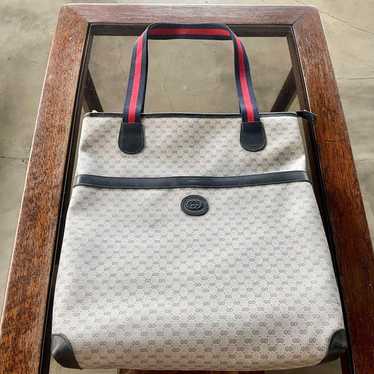 1980's old Gucci Sherry Line Tote Bag