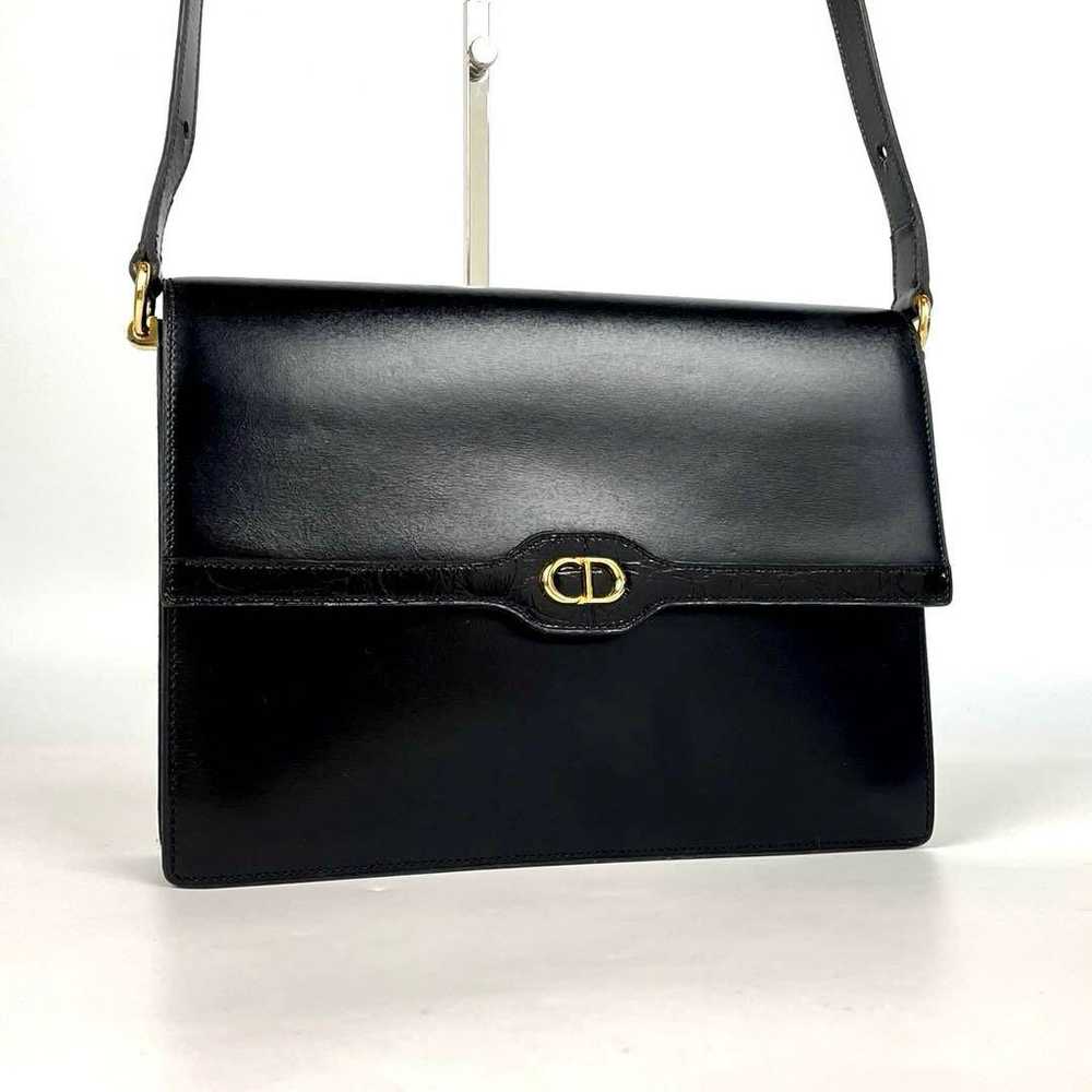 Excellent condition ● Dior Shoulder Bag CD Gold H… - image 2