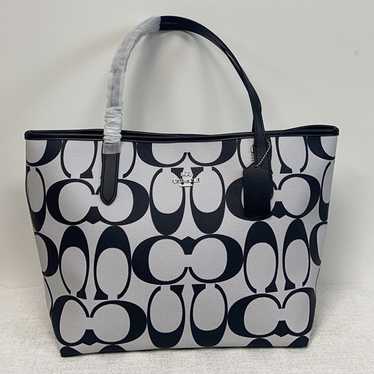 Coach City Tote Bag In Signature Canvas