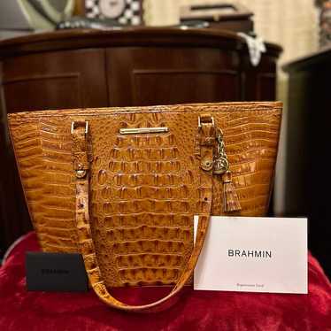 BRAHMIN medium Asher-Dark Rum Melbourne