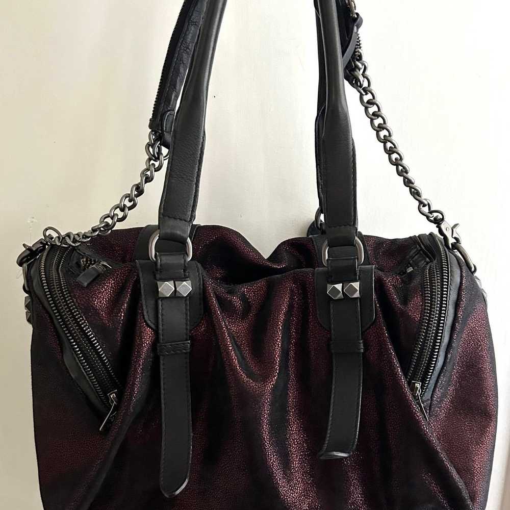 Ash Leather Satchel Bag - image 1