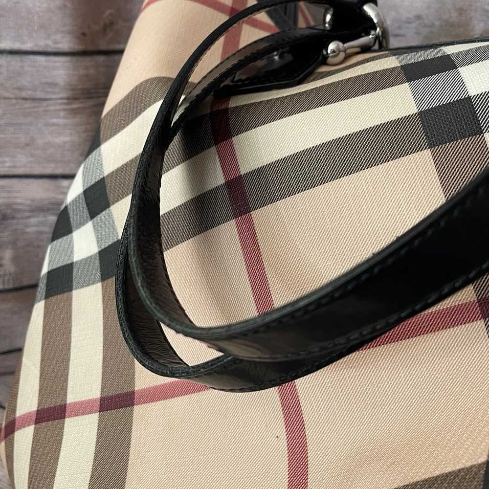 Burberry Nova Check Coated Canvas Nikki Tote - image 2