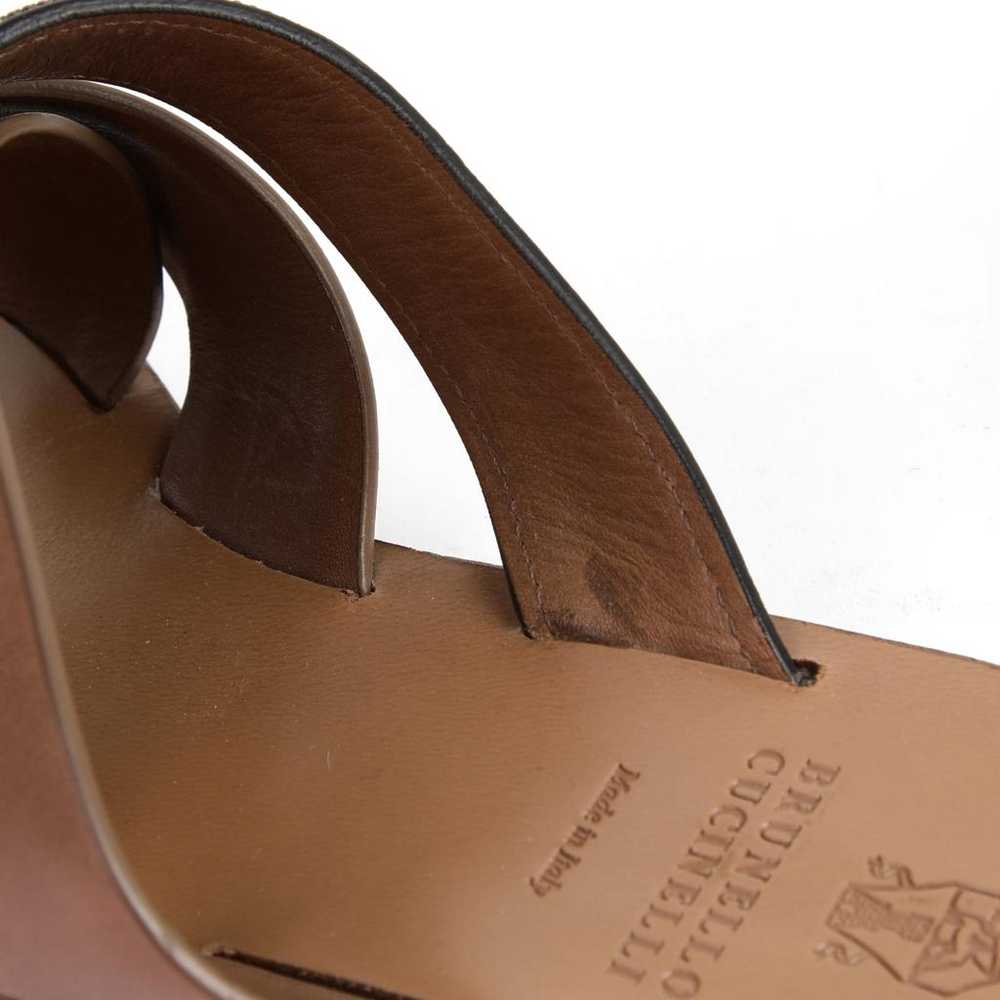 Brunello Cucinelli Leather mules - image 6