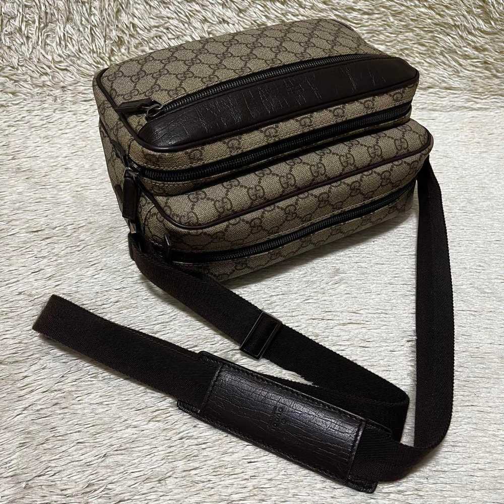 910✨ Excellent condition ✨ Gucci Shoulder Bag Cam… - image 7