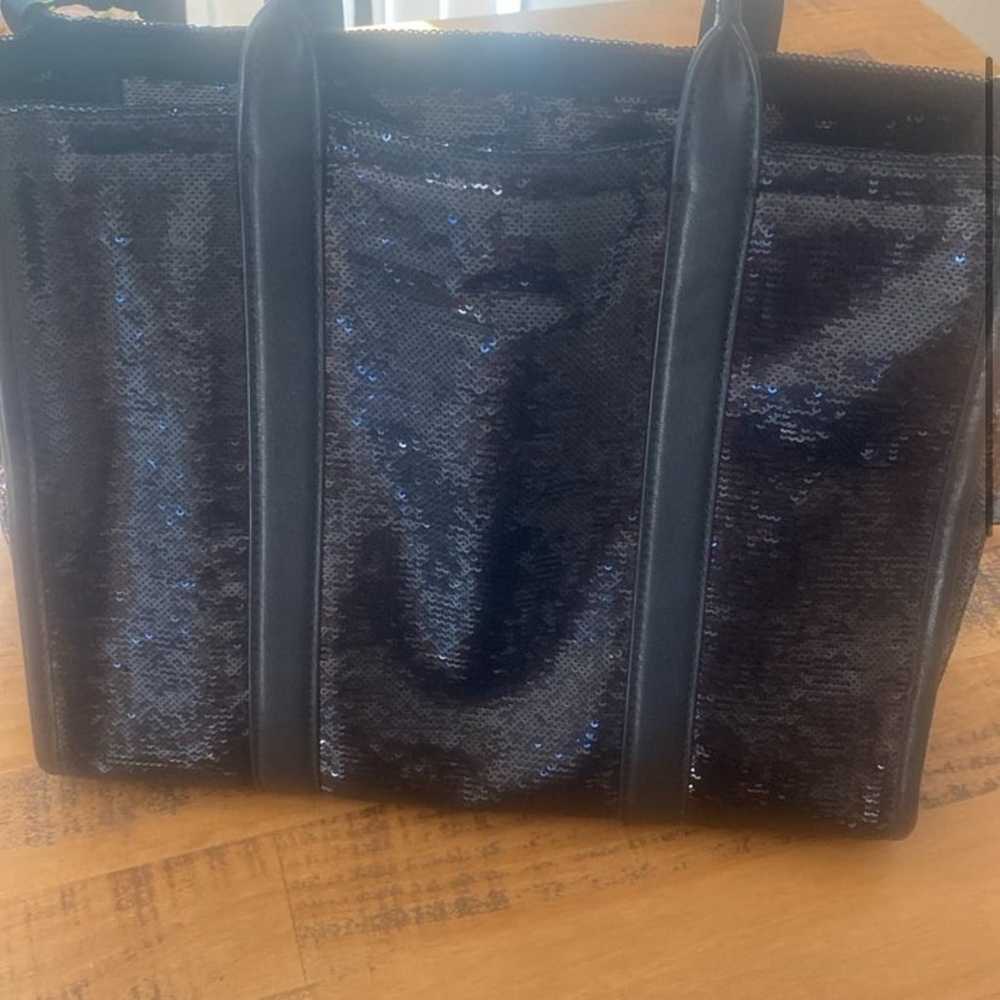 Marc Jacobs Medium black sequin tote bag - image 3