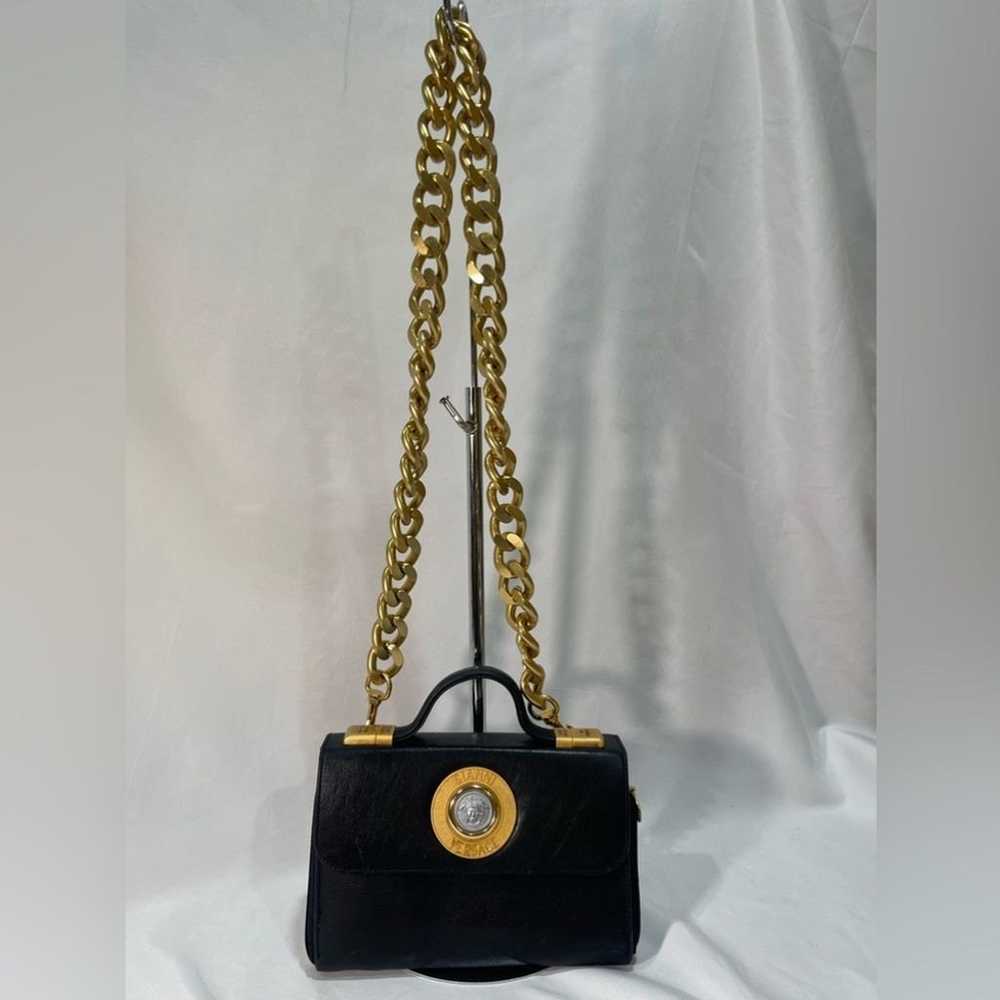 Gianni Versace Vintage Handbag with Unbranded Cha… - image 2