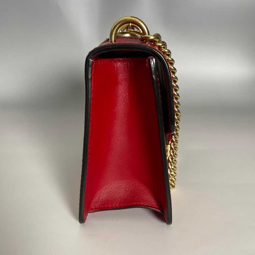 Gucci Vintage Red Sylvie Chain Bag Sherry Line Gu… - image 7