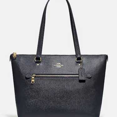 Coach Leather Black Tote