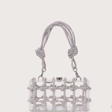 Cult Gaia Bess Rhinestone Shoulder Bag - image 1