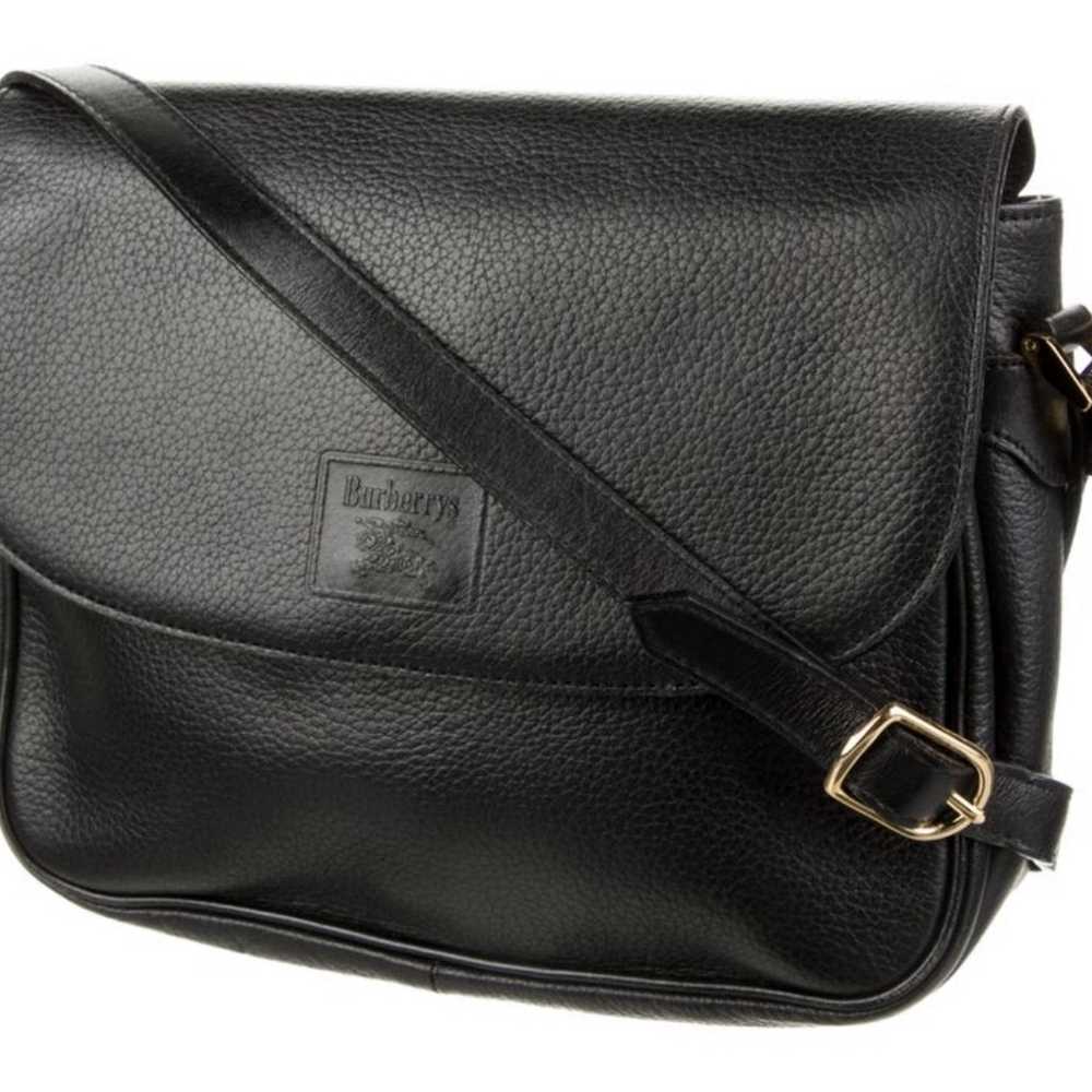 Burberry Grained Leather Crossbody Bag - image 1