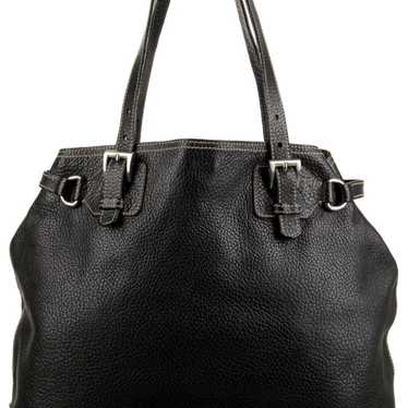 Prada pebbled Leather shoulder bag - image 1