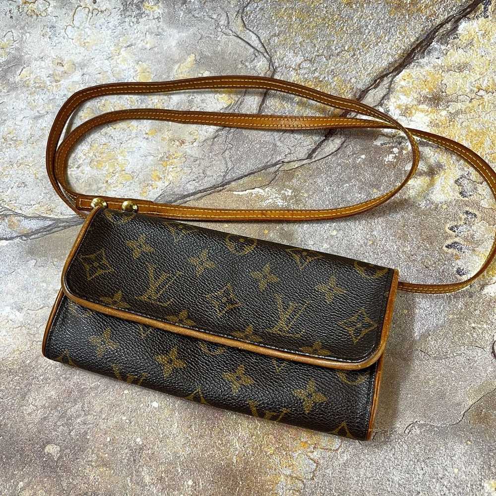 Louis Vuitton Pochette Twin PM Monogram Brown Cro… - image 5