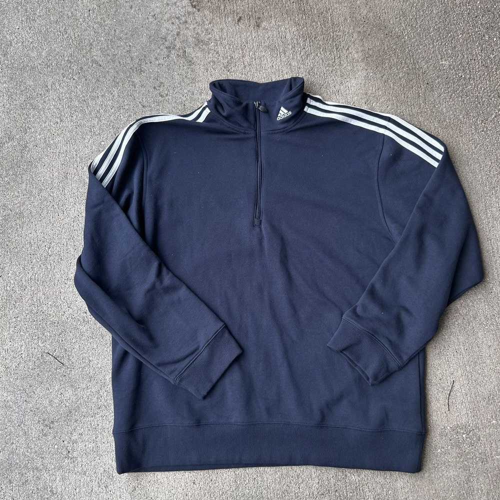 Adidas × Vintage 2008 Adidas half zip up sweatshi… - image 1