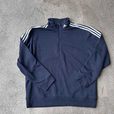 Adidas × Vintage 2008 Adidas half zip up sweatshi… - image 1