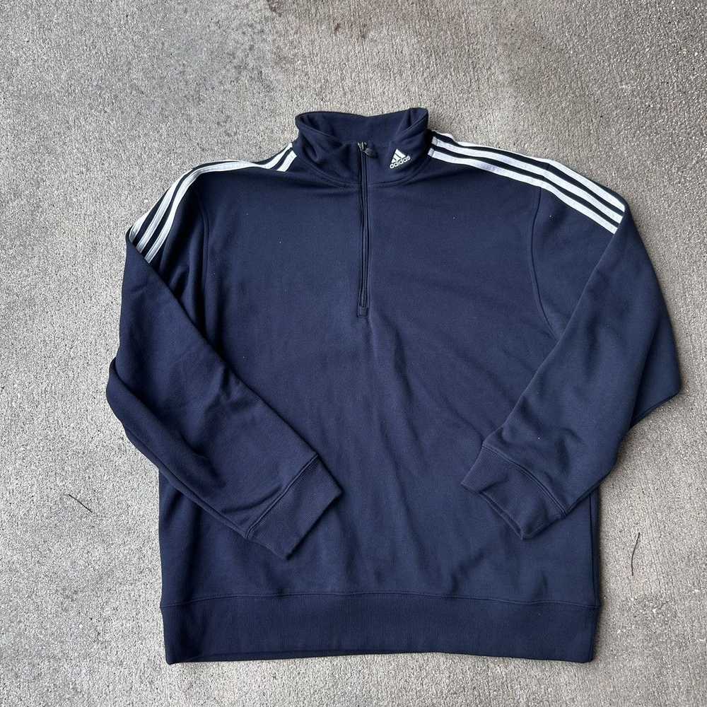 Adidas × Vintage 2008 Adidas half zip up sweatshi… - image 5