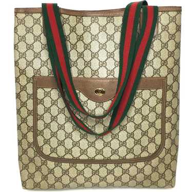 Gucci authentic brown monogram tote bag - image 1