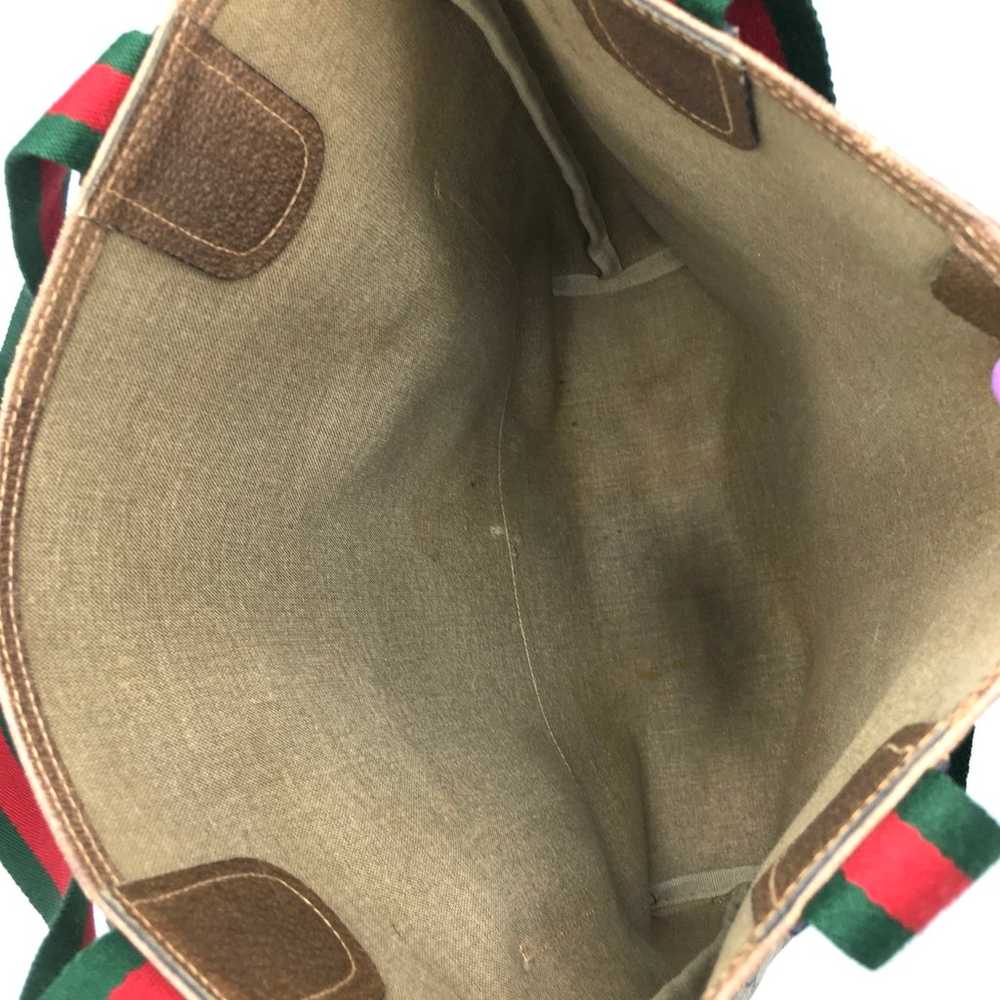 Gucci authentic brown monogram tote bag - image 9