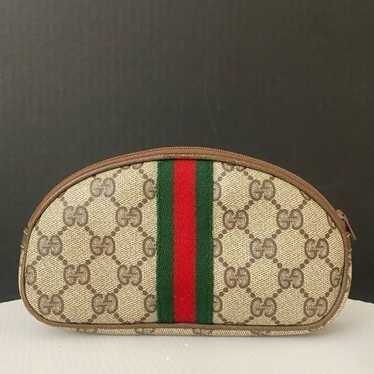 GUCCI GG Pvc Leather Pouch Bag