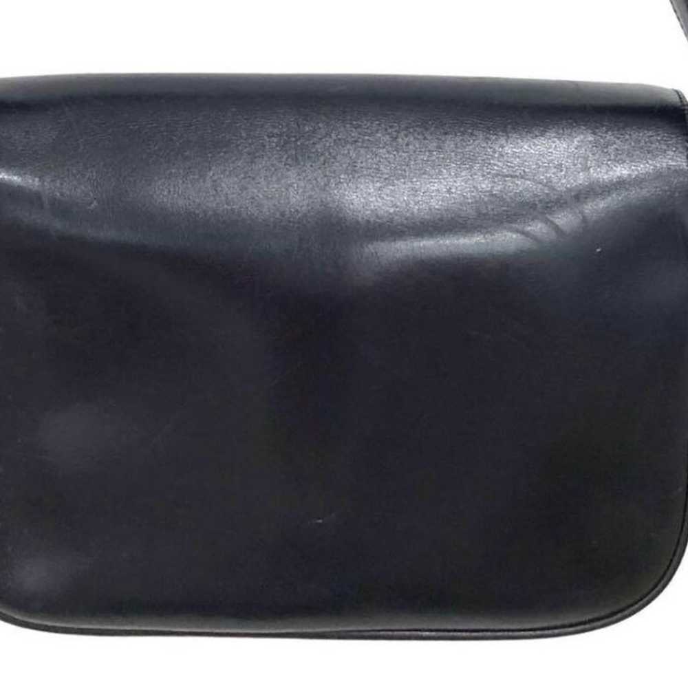 T07/178 CELINE Celine Triomphe Shoulder Bag Black - image 2