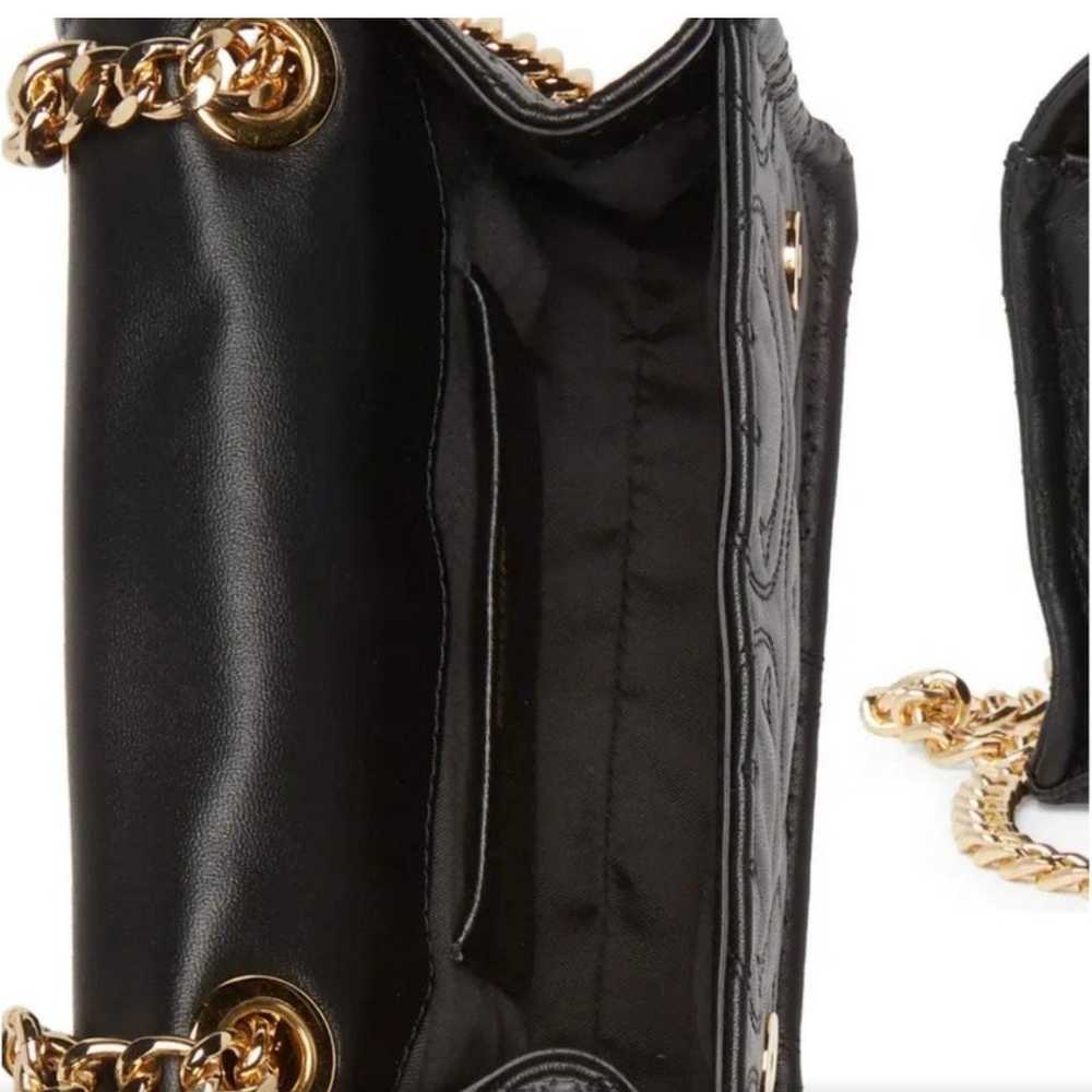 Moschino Smiley Face Leather Embossed Hand Bag - image 4