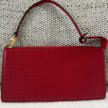 Louis Vuitton Epi Red Pochette Accesoires