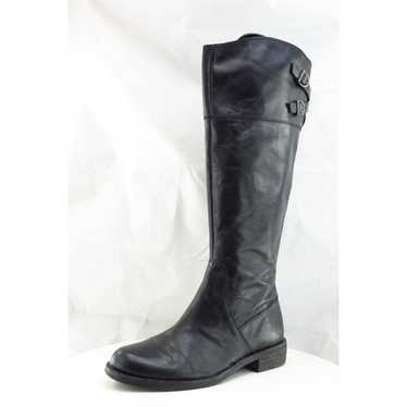 Vince Camuto Boot Sz 6 M Long Black Leather Women… - image 1