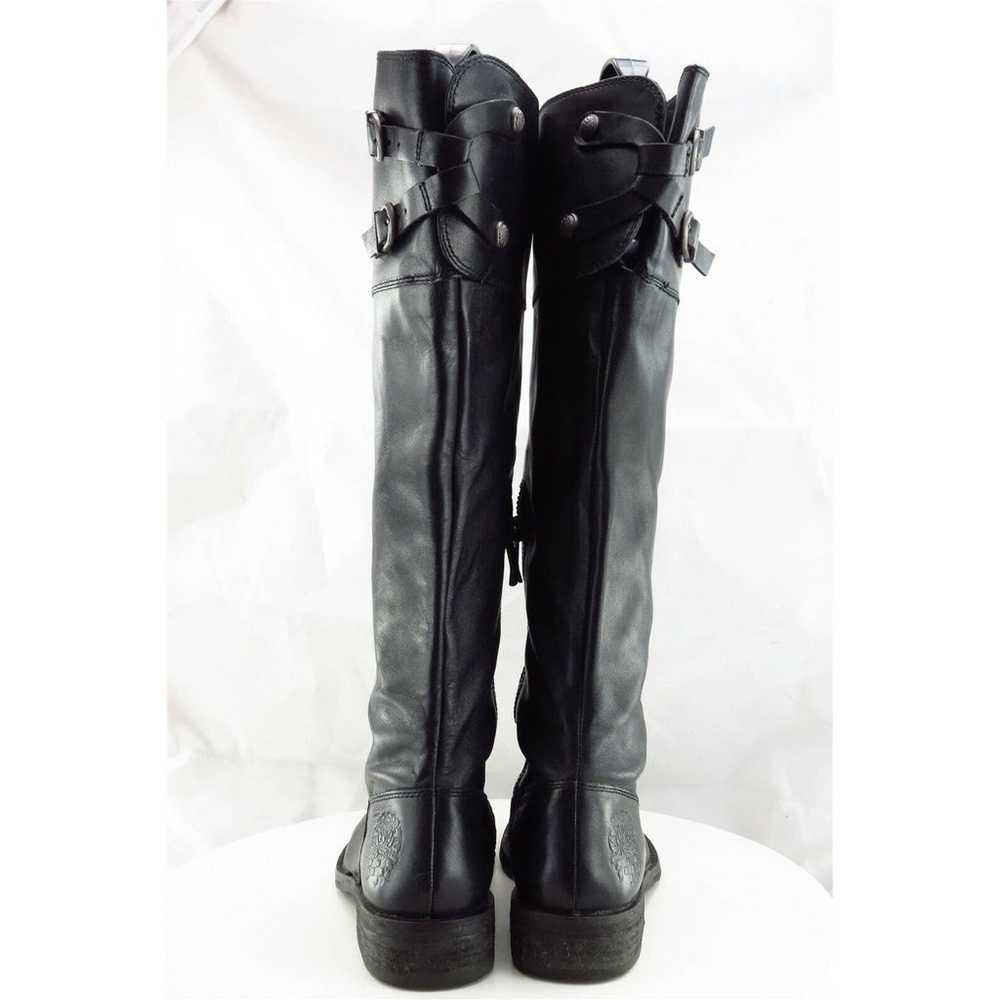 Vince Camuto Boot Sz 6 M Long Black Leather Women… - image 5