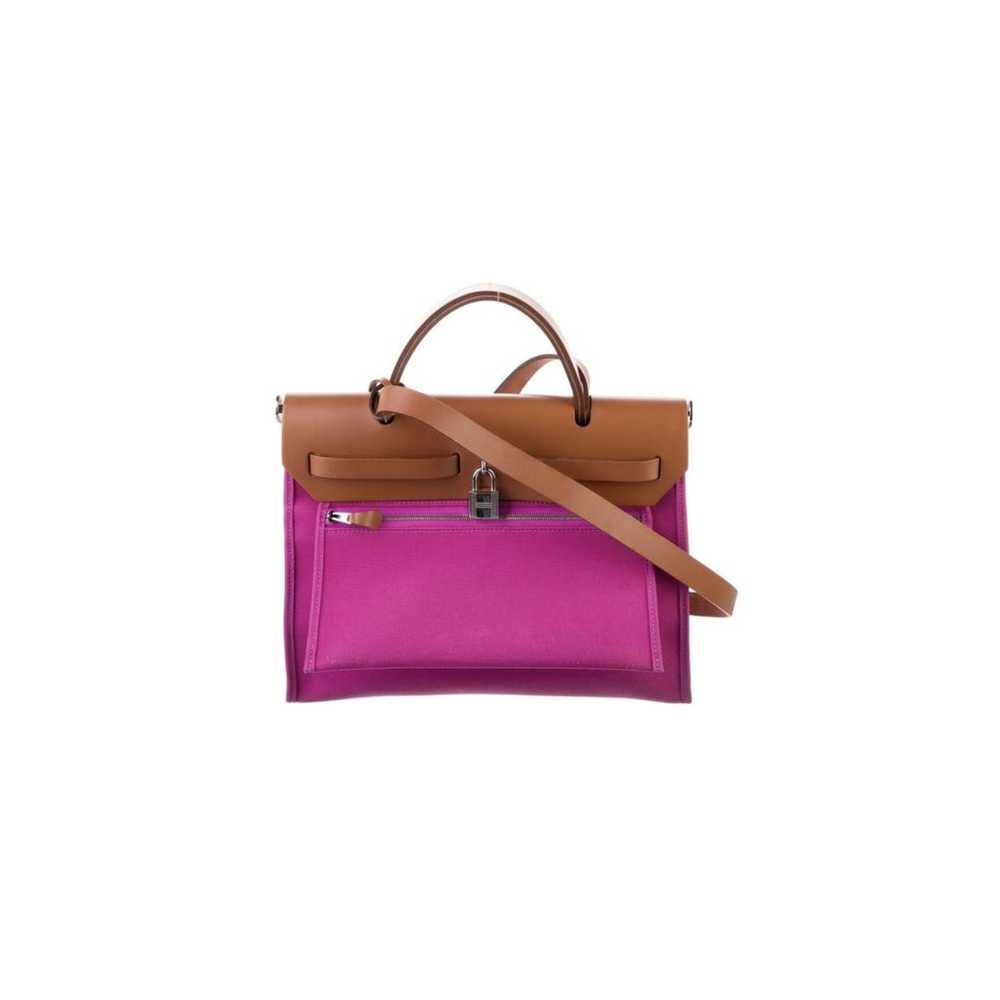 Hermès Herbag cloth handbag - image 5