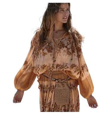 Spell USA Spell Coco Lei blouse caramel