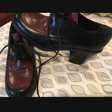 7.5 womens shoes vintage 1990's nine west black le