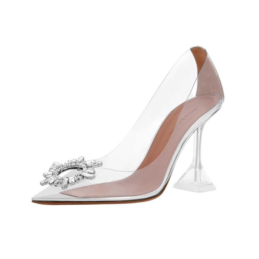 Amina Muaddi Amina Muaddi 95 Begum Pump PVC Clear… - image 1