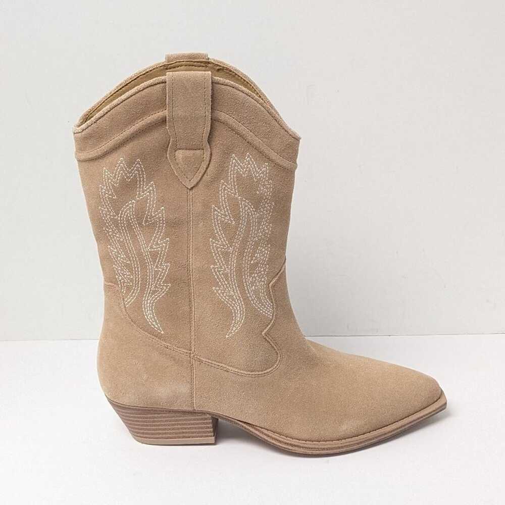 Crown Vintage Stava Cowboy Boots, Macchiato Cow S… - image 2