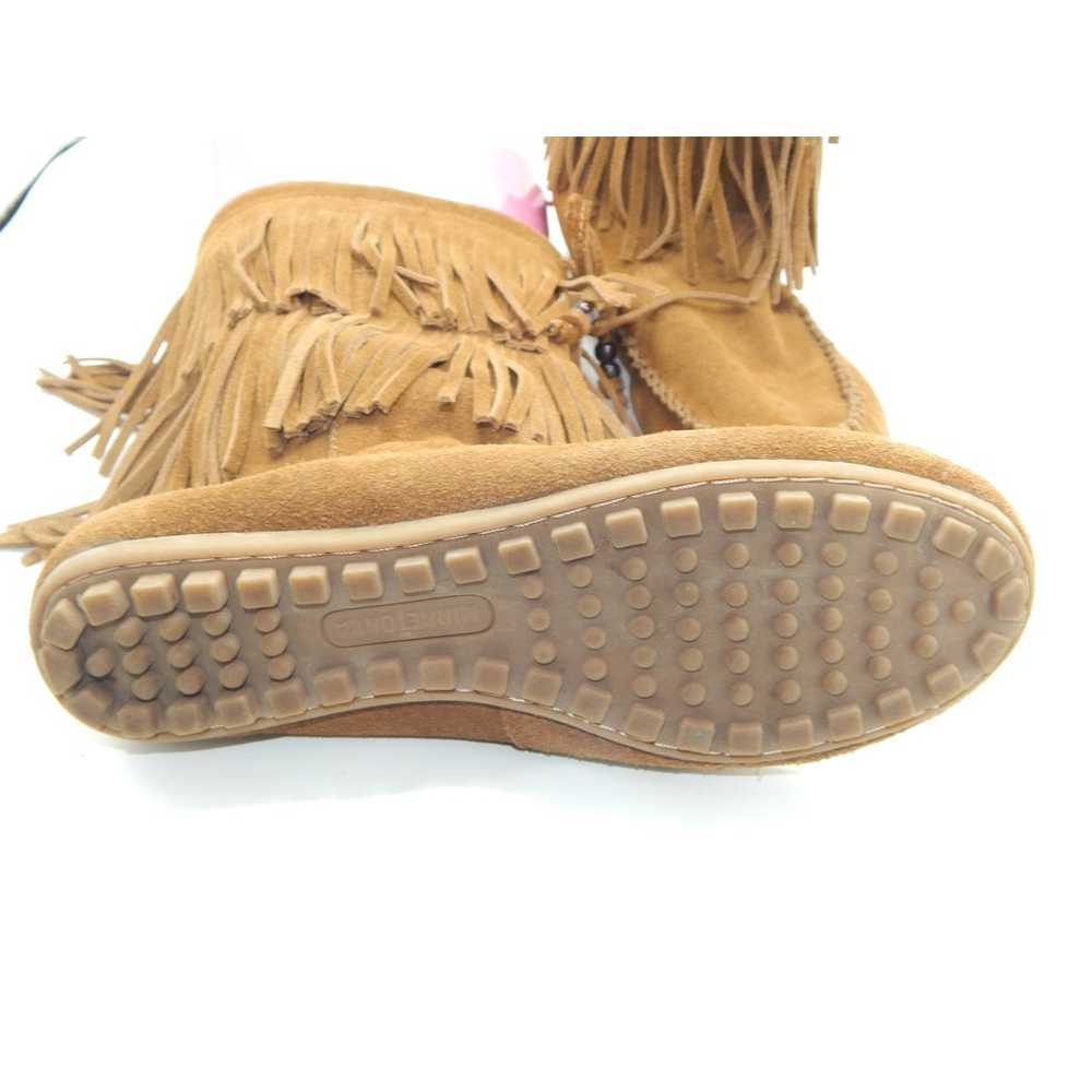 Minnetonka Moccasins 2 Layer Fringe Boots Womens … - image 6