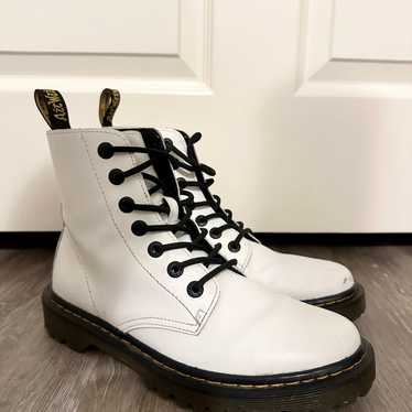 Doc Martens Luana White Leather Boots