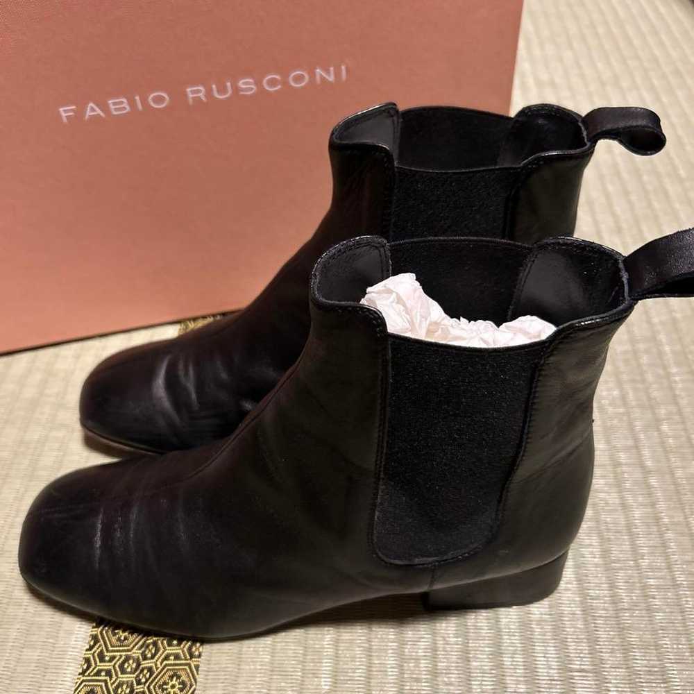 FABIO RUSCONI black side gore boots - image 2