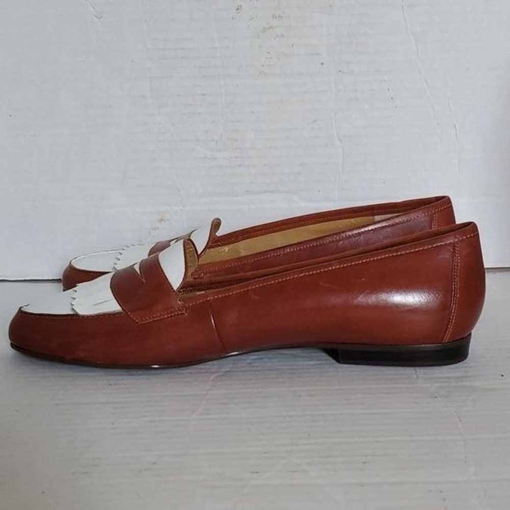 Etienne Aigner Vintage Leather Loafer Kiltie Flat… - image 7