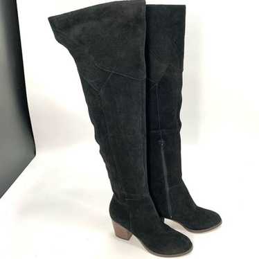 SOLE SOCIETY Catalina over the knee tall boots bla