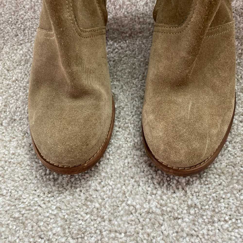 Madewell 1937 Soft Suede Leather Booties Size 7 - image 5