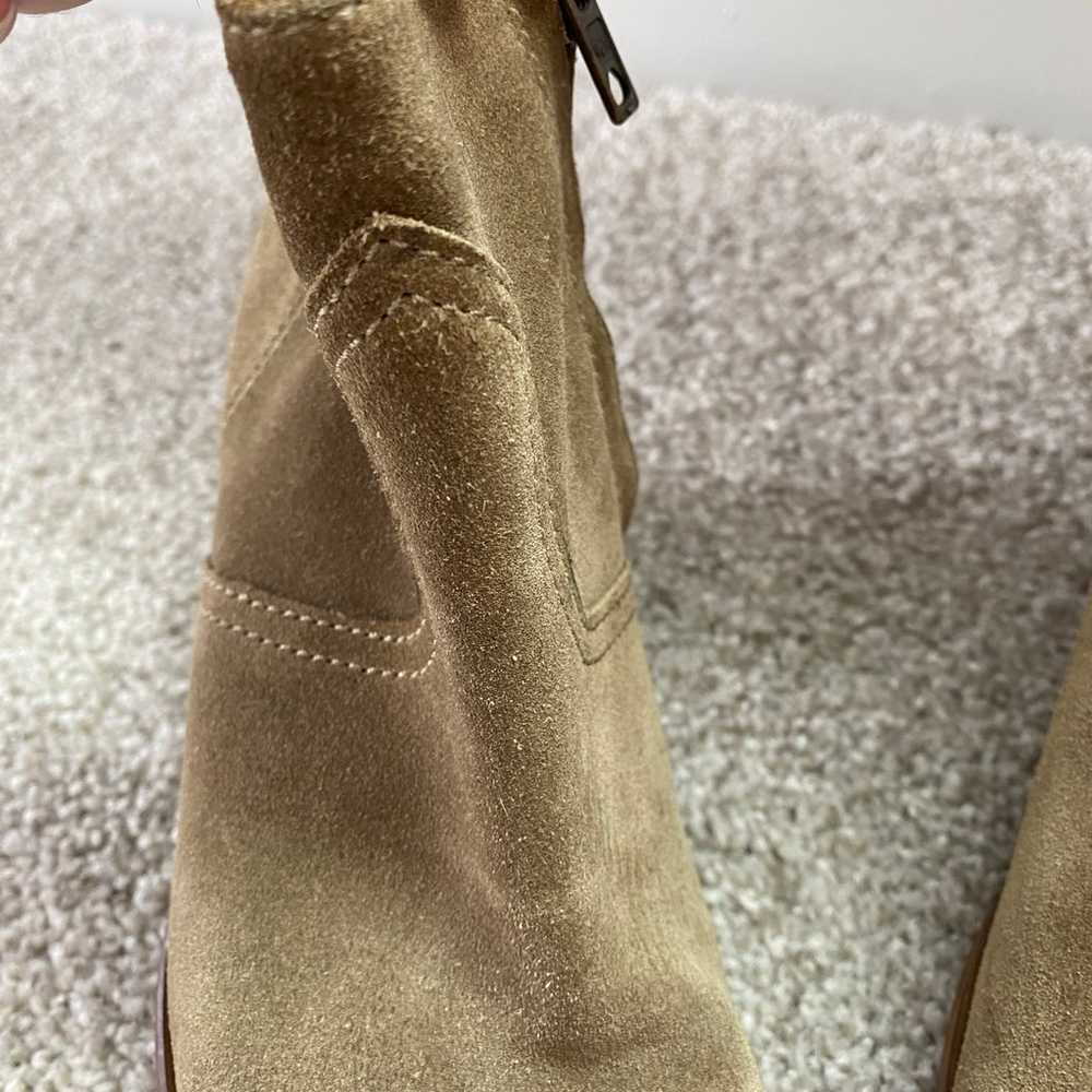 Madewell 1937 Soft Suede Leather Booties Size 7 - image 6