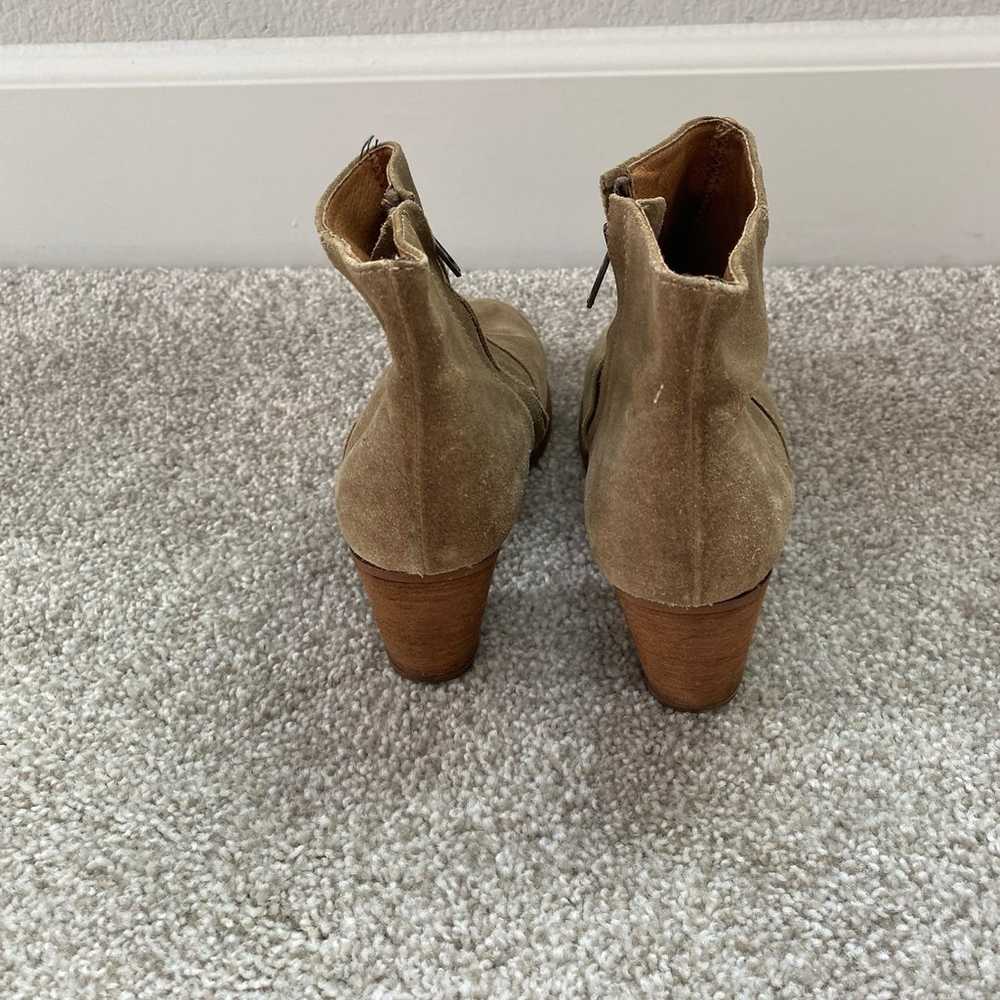 Madewell 1937 Soft Suede Leather Booties Size 7 - image 8