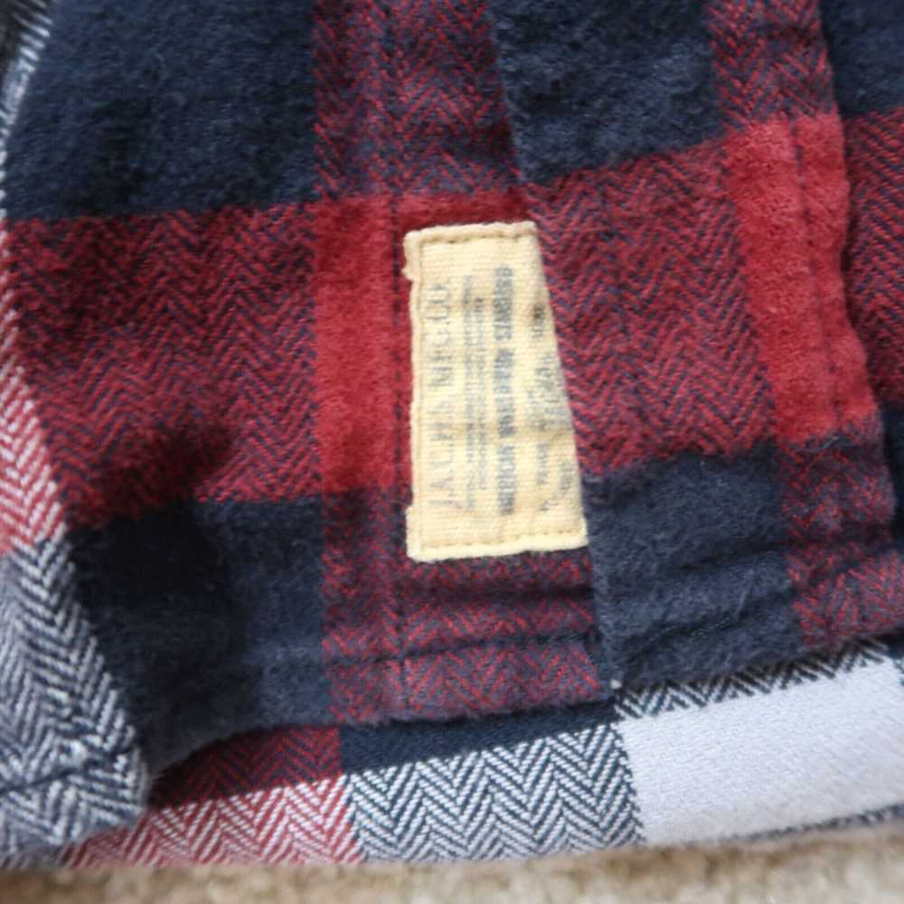 Vintage Jachs Flannel Button Front Shirt Plaid Me… - image 2