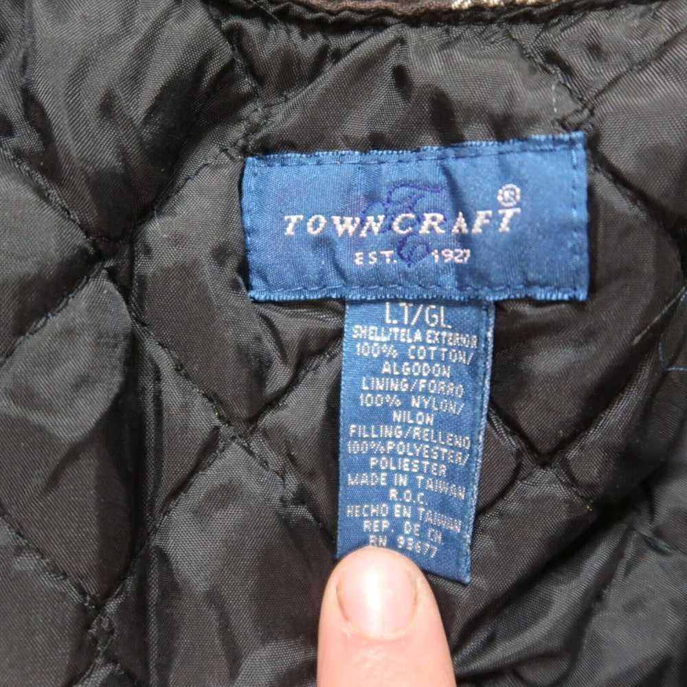 Vintage Vintage Towncraft Quilted Lined Flannel P… - image 3